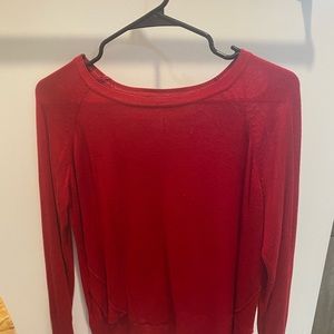 Red knit Zara long sleeve